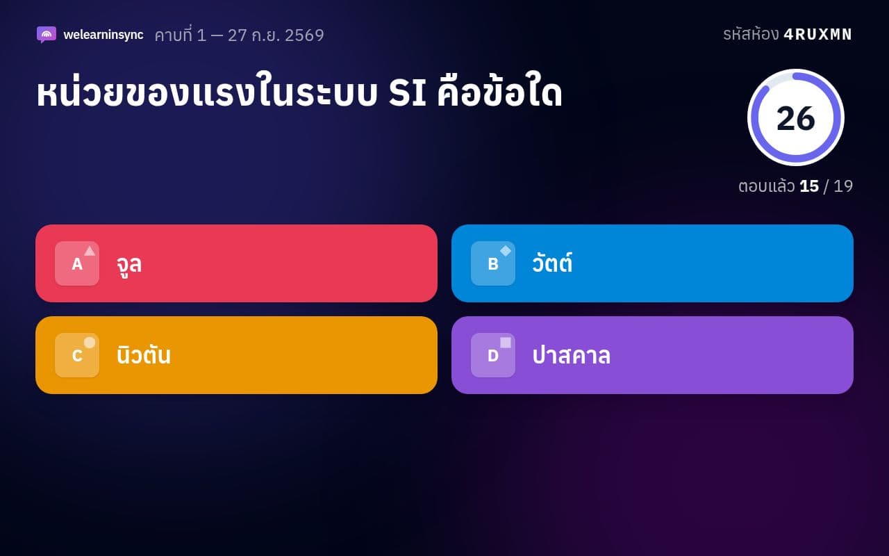 ภาพหน้าจอขั้นที่ 4: ขึ้นจอโปรเจกเตอร์